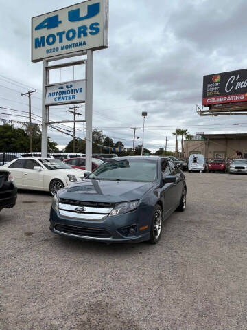 2012 Ford Fusion for sale at 4 U MOTORS in El Paso TX
