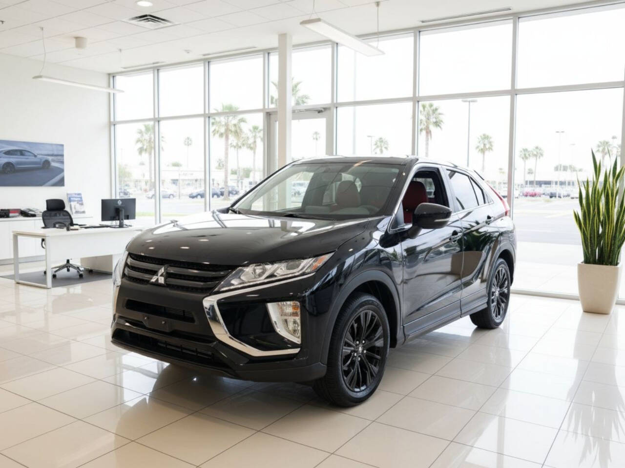 Black 2019 Mitsubishi Eclipse Cross LE AWD LE 4dr Crossover 1