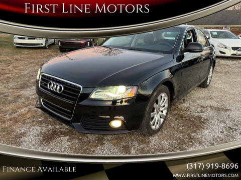 2009 Audi A4 for sale at First Line Motors in Jamestown IN