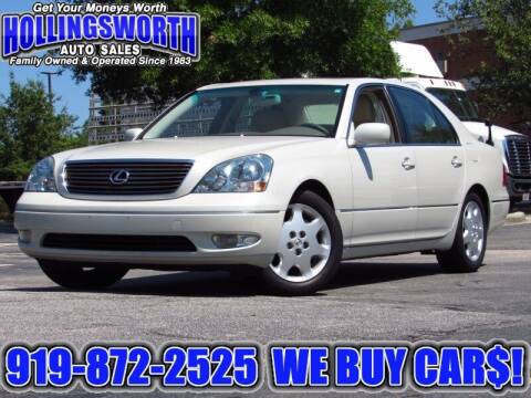 2003 Lexus LS 430 for sale at Hollingsworth Auto Sales in Raleigh NC