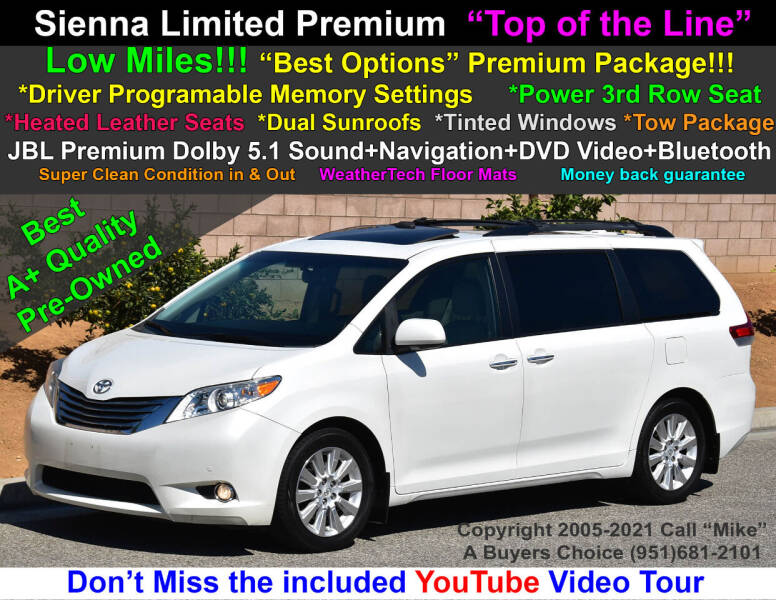 2012 Toyota Sienna Limited 7-Passenger
