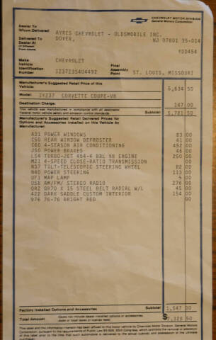 1973 Chevrolet Corvette
