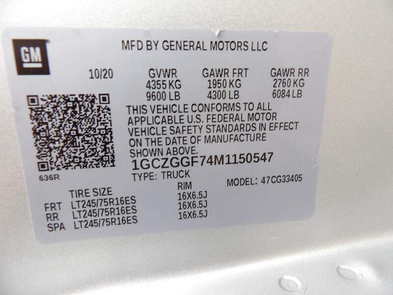 2021 Chevrolet Express 3500