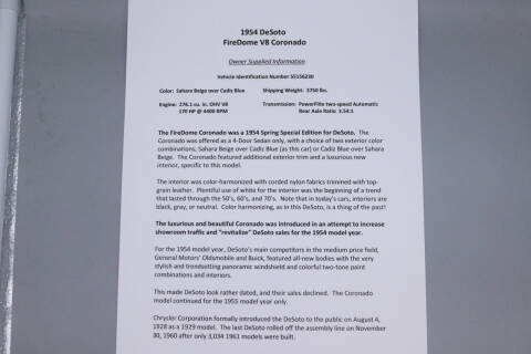 1954 Desoto Coronado