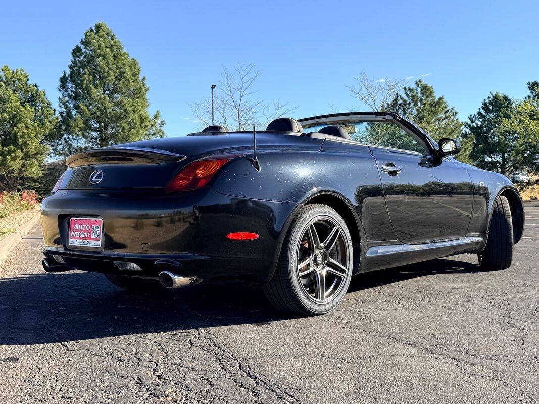 Black 2003 Lexus SC 430 Base Convertible 2dr Convertible 2