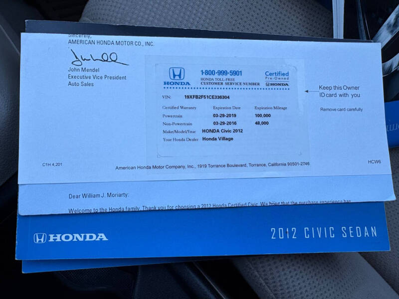 2012 Honda Civic LX