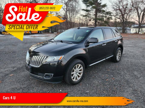 2011 Lincoln MKX for sale at Cars 4 U in Haverhill MA