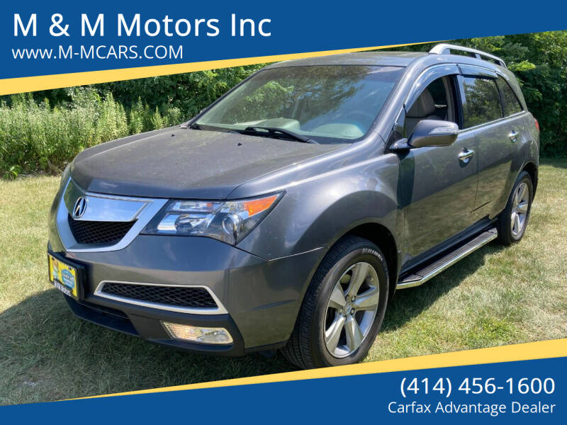 2011 Acura MDX for sale at M & M Motors Inc in West Allis WI