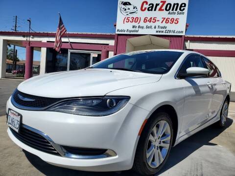 2015 Chrysler 200 for sale at CarZone in Marysville CA