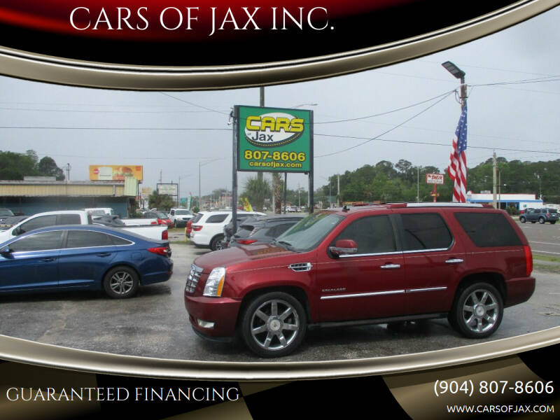 2011 Cadillac Escalade for sale at CARS OF JAX INC. in Jacksonville FL