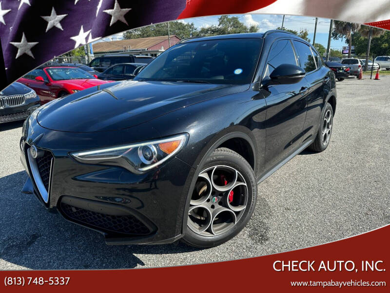 2018 Alfa Romeo Stelvio for sale at CHECK AUTO, INC. in Tampa FL