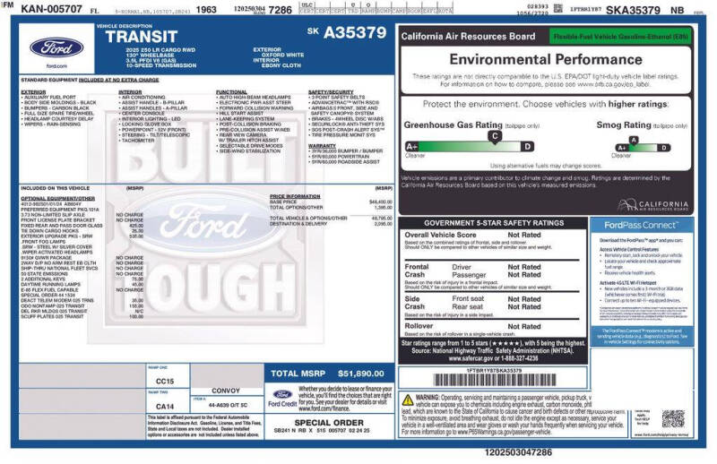 2025 Ford Transit