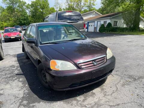 2001 Honda Civic for sale at Noble PreOwned Auto Sales in Martinsburg WV