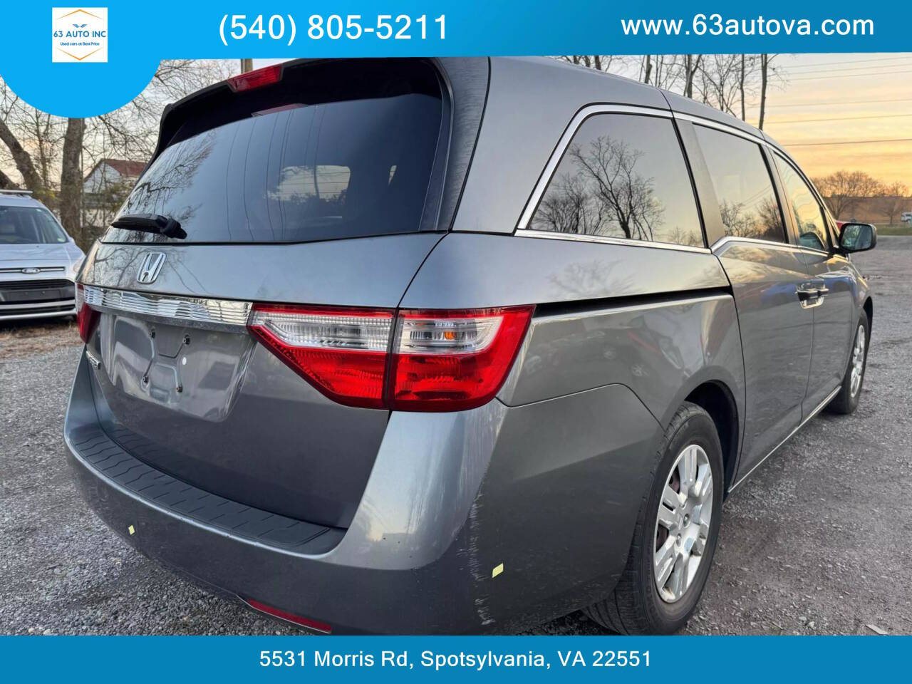 2012 Honda Odyssey for sale at 63 Auto Inc in Spotsylvania, VA