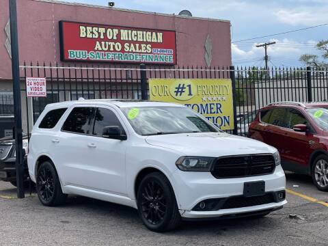 2015 Dodge Durango for sale at Best of Michigan Auto Sales in Detroit MI