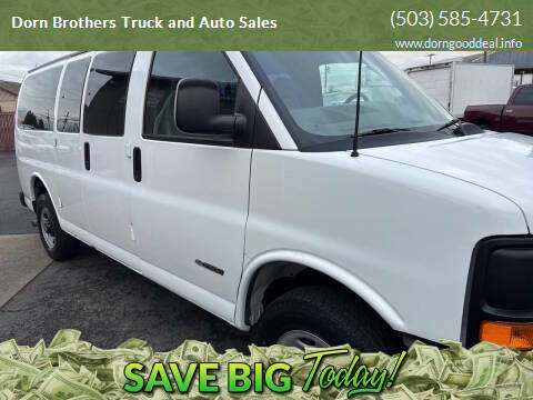 2005 Chevrolet Express for sale at Dorn Brothers Truck and Auto Sales in Salem OR