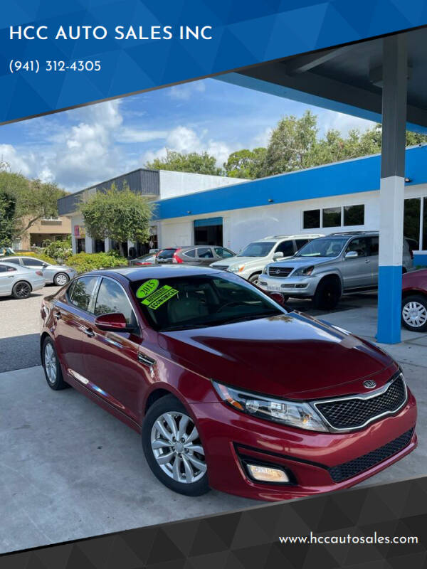 2015 Kia Optima for sale at HCC AUTO SALES INC in Sarasota FL