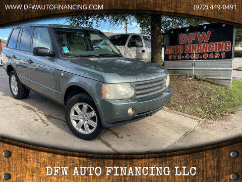 2006 Land Rover Range Rover for sale at Bad Credit Call Fadi in Dallas TX