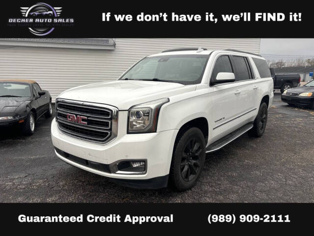 2016 GMC Yukon XL for sale at DECKER AUTO SALES in Bay City, MI