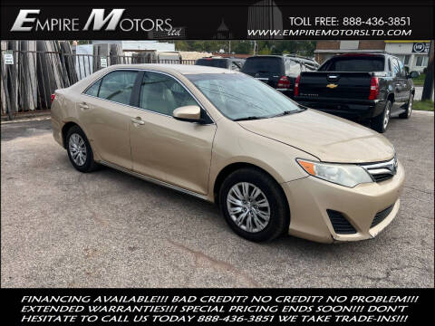 2012 Toyota Camry for sale at Empire Motors LTD in Cleveland OH