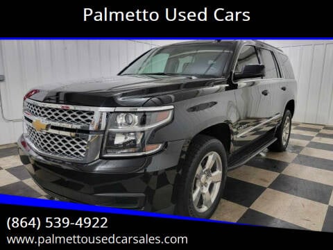 2017 Chevrolet Tahoe for sale at Palmetto Used Cars in Piedmont SC