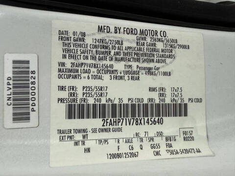 2008 Ford Crown Victoria