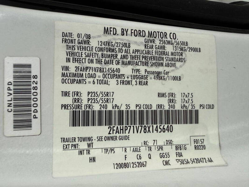 2008 Ford Crown Victoria