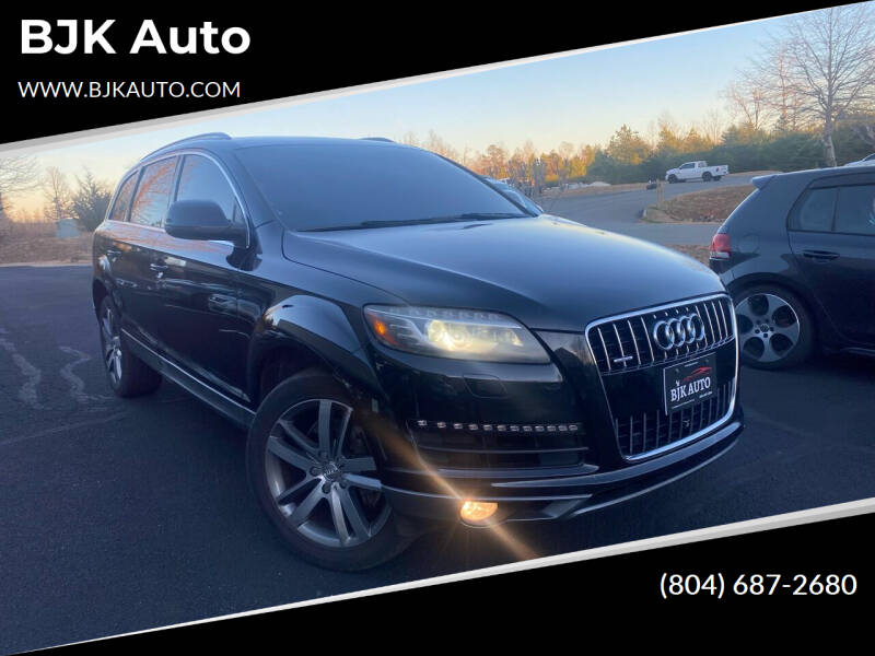 2013 Audi Q7 for sale at BJK Auto in Mineral VA