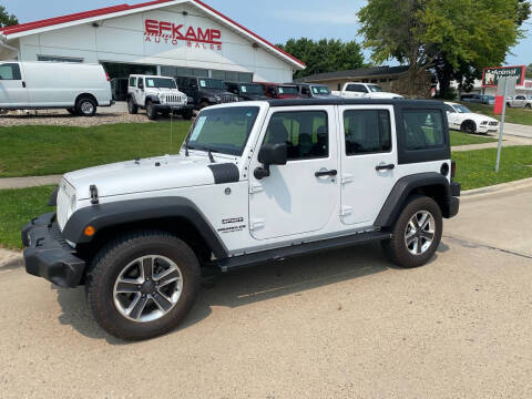 2017 Jeep Wrangler Unlimited for sale at Efkamp Auto Sales in Des Moines IA