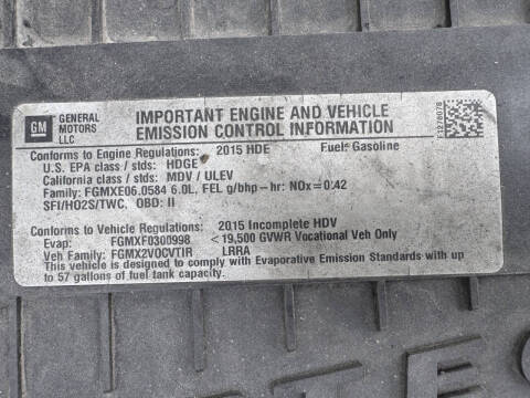 2015 Chevrolet Express 3500