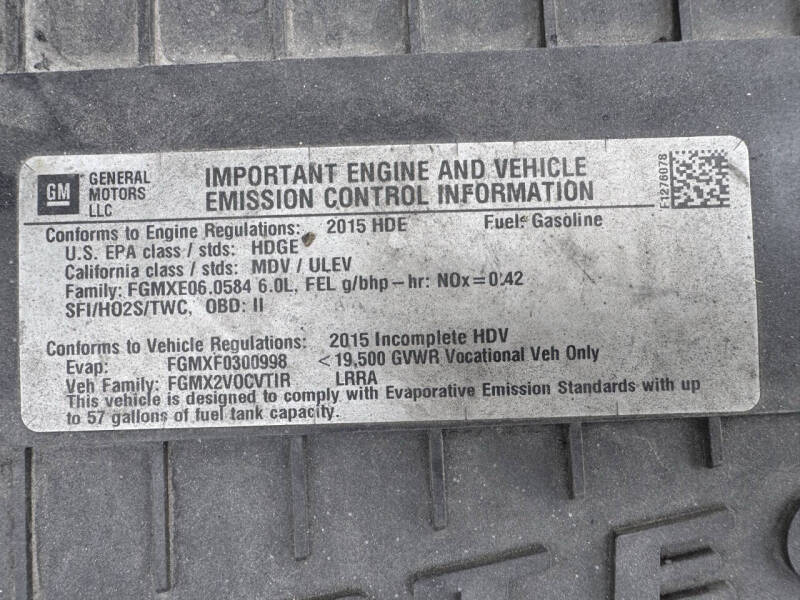 2015 Chevrolet Express 3500