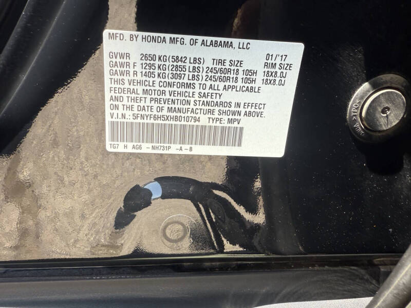 2017 Honda Pilot EX-L