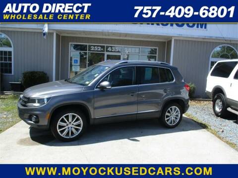 2012 Volkswagen Tiguan for sale at Auto Direct Wholesale Center in Moyock NC
