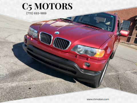 2003 BMW X5 for sale at C5 Motors in Marietta GA