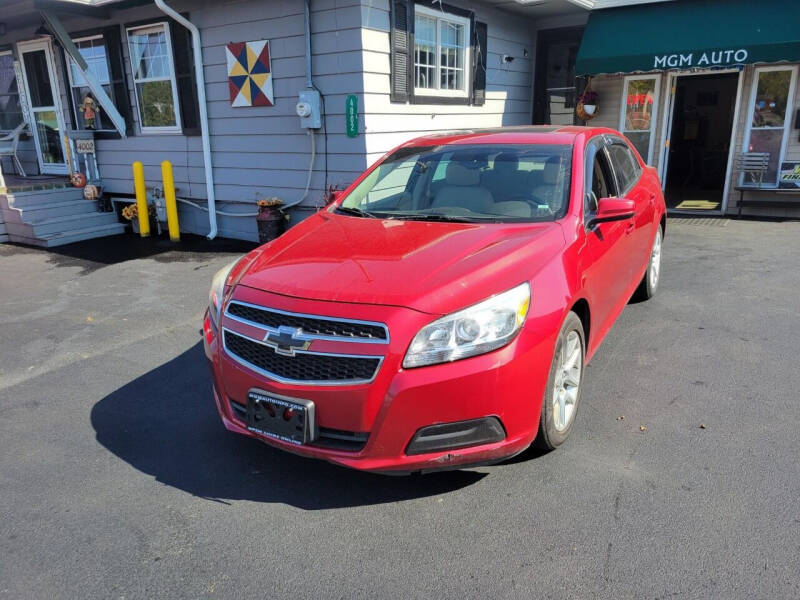2013 Chevrolet Malibu for sale at MGM Auto Sales in Cortland NY