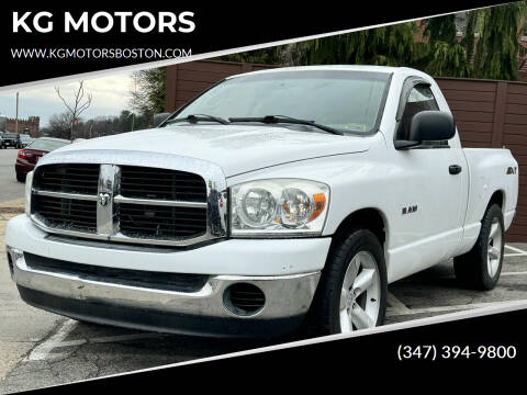 2008 Dodge Ram 1500 for sale at KG MOTORS in West Newton MA
