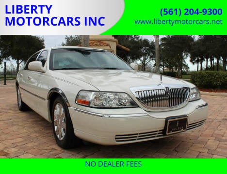 2004 Lincoln Town Car for sale at LIBERTY MOTORCARS INC in Royal Palm Beach FL