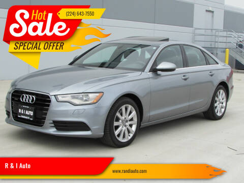 2013 Audi A6 for sale at R & I Auto in Lake Bluff IL