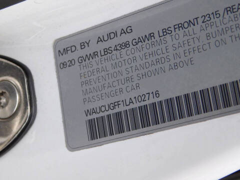 2020 Audi A3 Premium Plus 40 TFSI