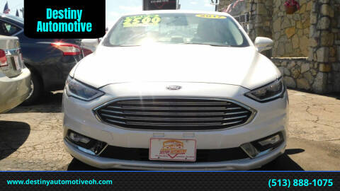2017 Ford Fusion for sale at Destiny Automotive in Hamilton OH