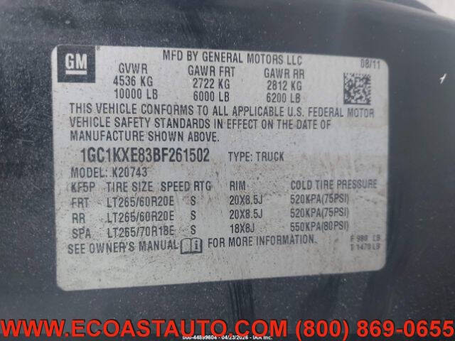 2011 Chevrolet Silverado 2500HD