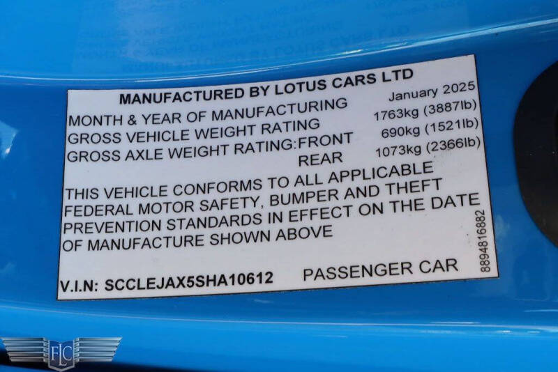 2025 Lotus Emira V6 Base