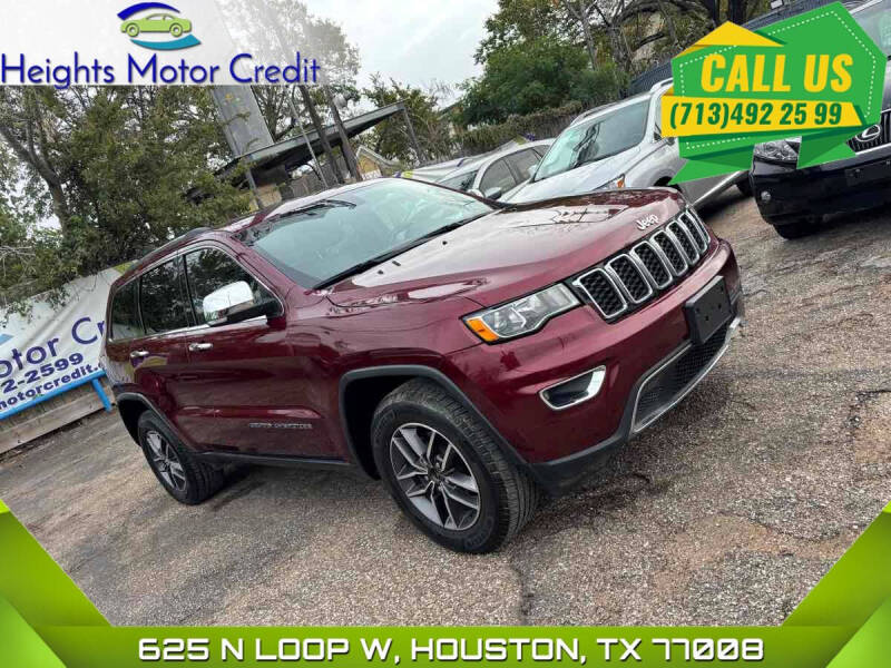 2017 Jeep Grand Cherokee for sale at Heights Motor Credit in Houston TX