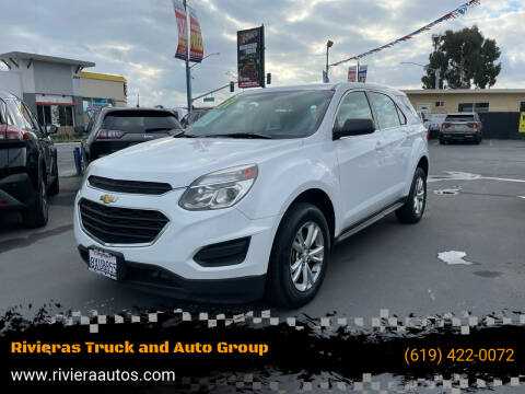 2017 Chevrolet Equinox for sale at Rivieras Truck and Auto Group in Chula Vista CA
