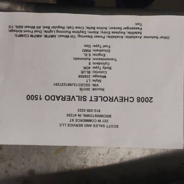 2008 Chevrolet Silverado 1500