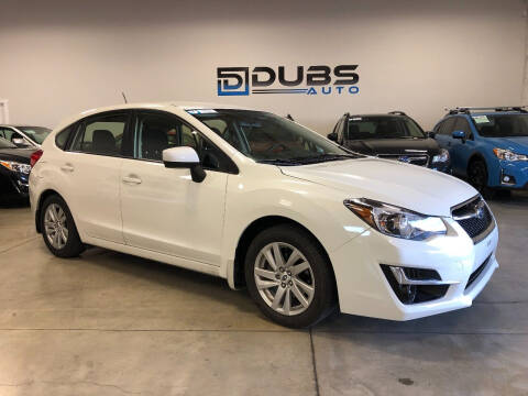 2015 Subaru Impreza for sale at DUBS AUTO LLC in Clearfield UT