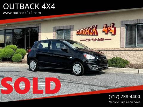 2017 Mitsubishi Mirage for sale at OUTBACK 4X4 in Ephrata PA
