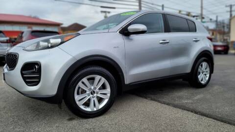 2017 Kia Sportage for sale at Sisson Pre-Owned in Uniontown PA
