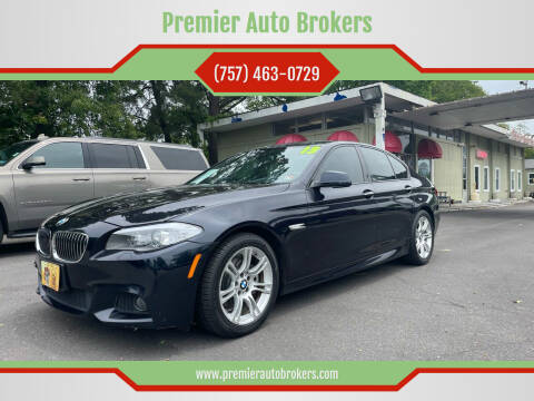 2013 BMW 5 Series for sale at Premier Auto Brokers in Virginia Beach VA