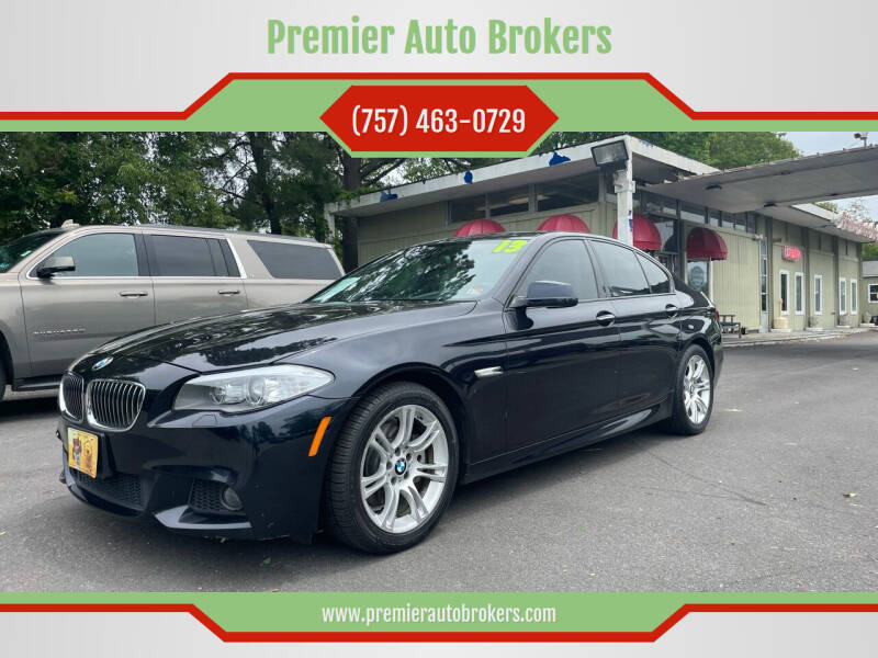 2013 BMW 5 Series for sale at Premier Auto Brokers in Virginia Beach VA
